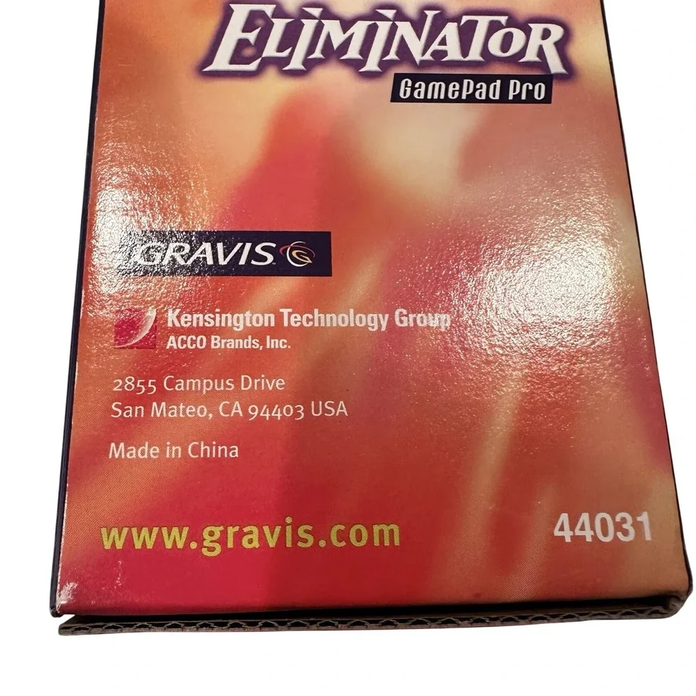 Gravis Eliminator GamePad‎ Pro Plug and Play USB 44031 cLcontroller NEW IN BOX